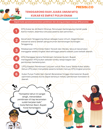 TENGGARONG RAIH JUARA UMUM MTQ KUKAR KE EMPAT PULUH ENAM