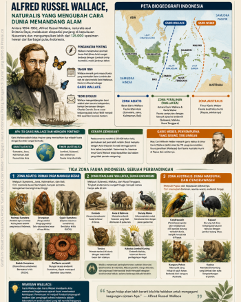 Garis Wallace dan Weber: Mengapa Fauna Indonesia Paling Beragam di Dunia