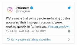 Instagram Down, Berikut Penjelasan Resmi Dari Instagram.