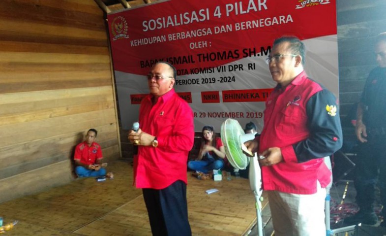 Sosialisasikan 4 Pilar Kebangsaan, Ismael Thomas Sebut untuk Indonesia Maju