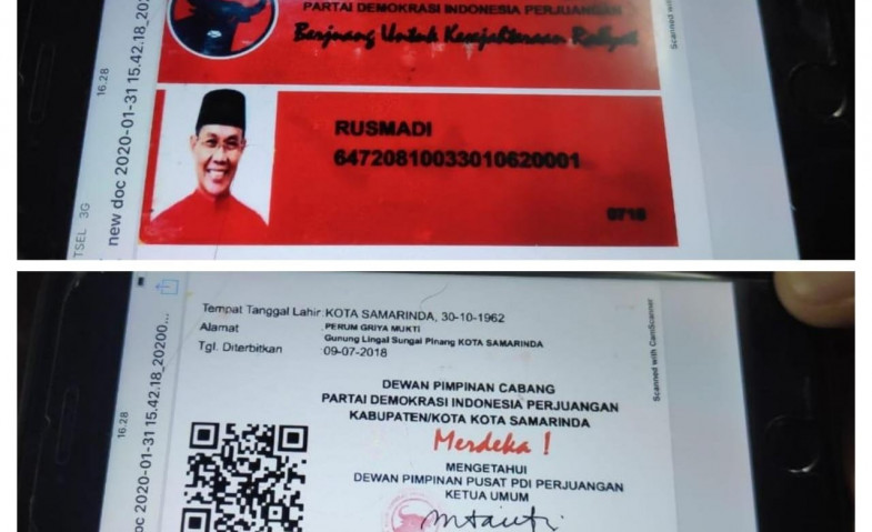 Disebut Bukan Kader PDIP, Rusmadi : Pak Siswadi Tolong Tunjukkan Surat Pemecatan