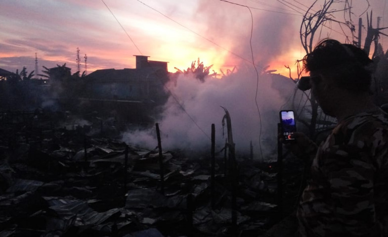 Duka di Balik Kebakaran Kota Bangun Ulu, Ratusan Anak Kehilangan Tempat Mengaji