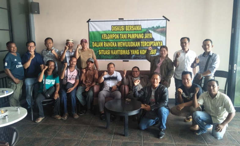 Kelompok Tani Pampang Jaya Siap Jaga Kamtibmas Jelang Pilkada 2020
