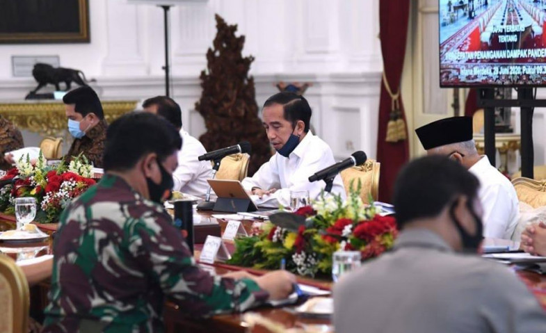 Evaluasi Penanganan Covid-19, Jokowi Sebut Tak Ada Lagi Ego Sektoral