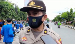 Puluhan Aparat Amankan Aksi Istighosah Perlawanan PC PMII di DPRD Samarinda