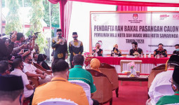 Bapaslon Andi Harun-Rusmadi Jadi Kontestan Pertama yang Mendaftar ke KPU Samarinda