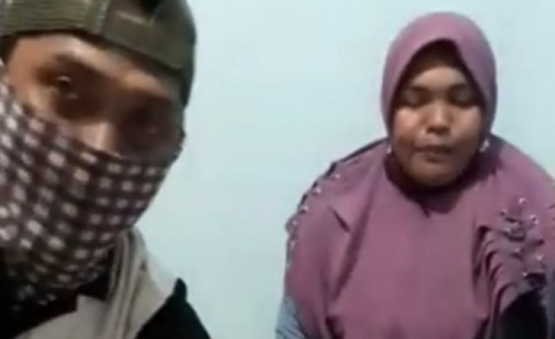 Beredar Video Emak-emak Relawan Paslon Nomor Urut 02 Diintimidasi Orang Tak Dikenal