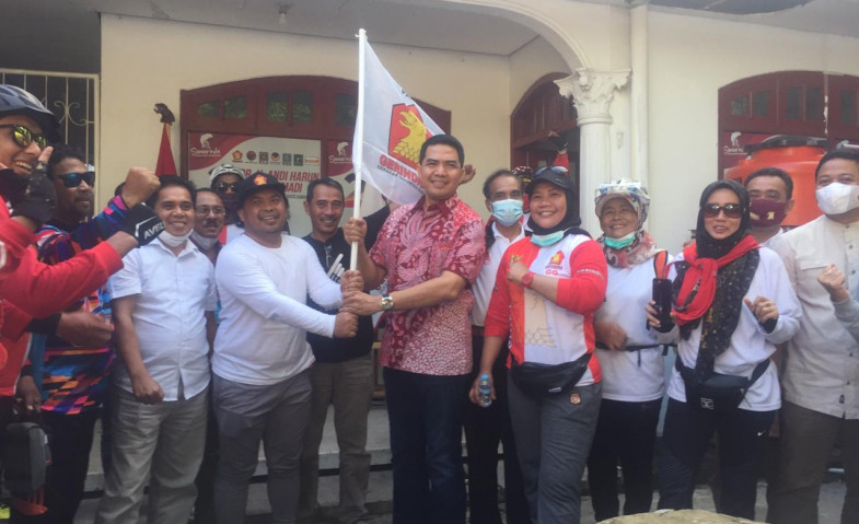 Andi Harun Terpilih Sebagai Wali Kota, Agus Haris Tepati Janji Bersepeda dari Bontang ke Samarinda