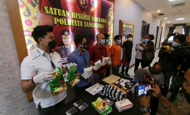 Napi di Lapas Tenggarong Kendalikan 3 Kg Sabu yang Diamankan Satreskoba Polresta Samarinda