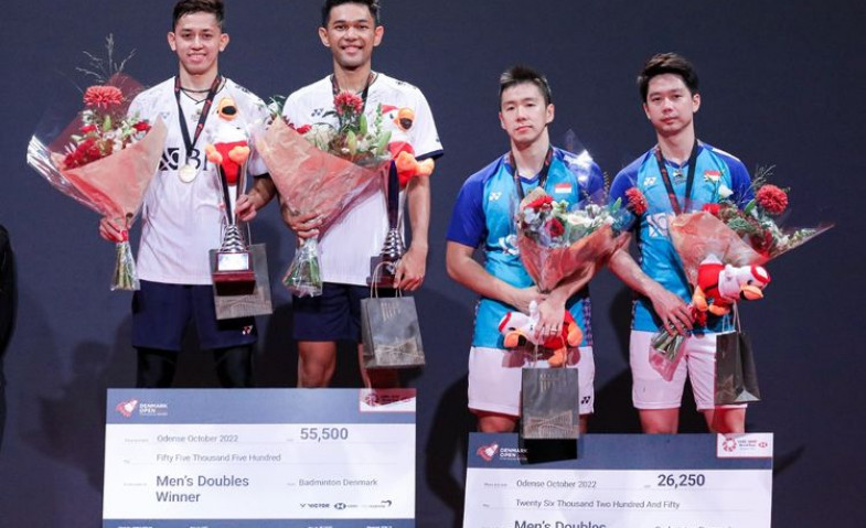 Hasil Final Denmark Open 2022: Duet Fajar- Rian Berhasil Menang Lawan The Minions