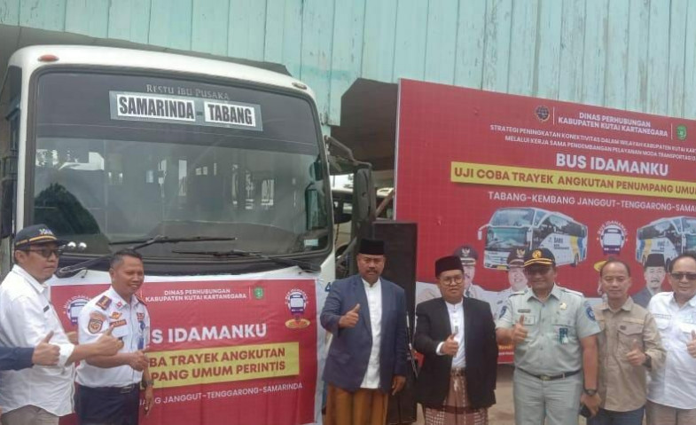 Pemkab Kukar Mulai Uji Coba Trayek Perintis Tabang-Samarinda