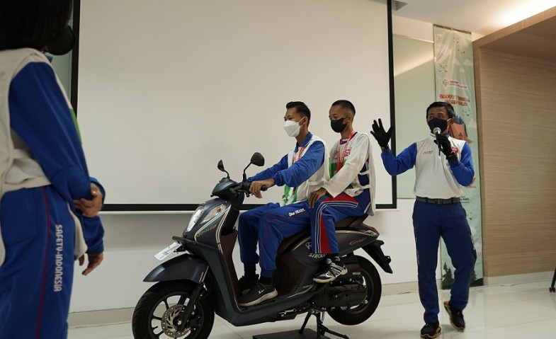 Tingkatkan Kompentensi, 45 Duta Safety Riding Honda Dilatih Yayasan AHM