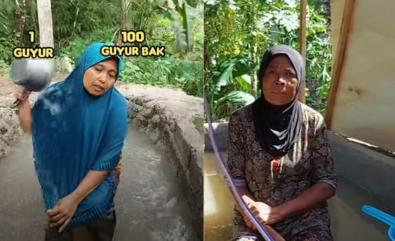 Nenek-Nenek Ngemis Online dengan Mandi Lumpur di TikTok, Penghasilannya Jutaan Rupiah Per Hari, Hanya Dikasih Setengahnya oleh Pemilik Akun