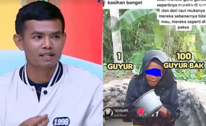 Setelah Tolak Tawaran Kerja dari Jhon LBF, Bandar Ngemis Online Nenek Mandi Lumpur Minta Uang ke Raffi Ahmad