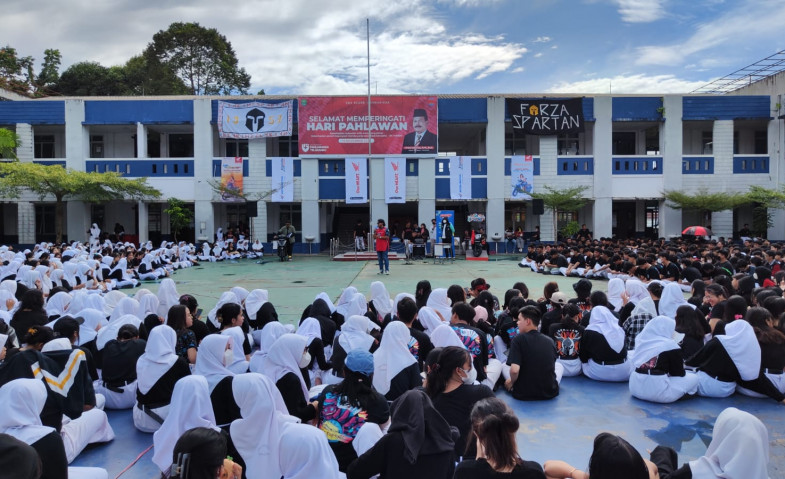Astra Motor Kaltim 2 Lanjutkan Roadshow Honda DBL 2023 ke Sederet Sekolah di Samarinda
