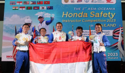 Instruktur AHM Borong Prestasi di Kompetisi Safety Riding Asia & Oceania