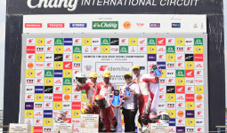 Pembalap Astra Honda Sapu Bersih Podium ARRC Thailand
