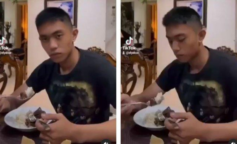 Video Mario Dandy Makan Rawon, Netizen Salfok dengan Ekspresi Wajah: Tes Urine Dulu!