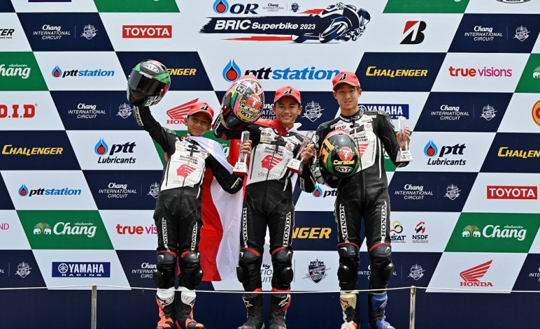 Pembalap Binaan Astra Honda Raih Podium Tertinggi TTC Buriram