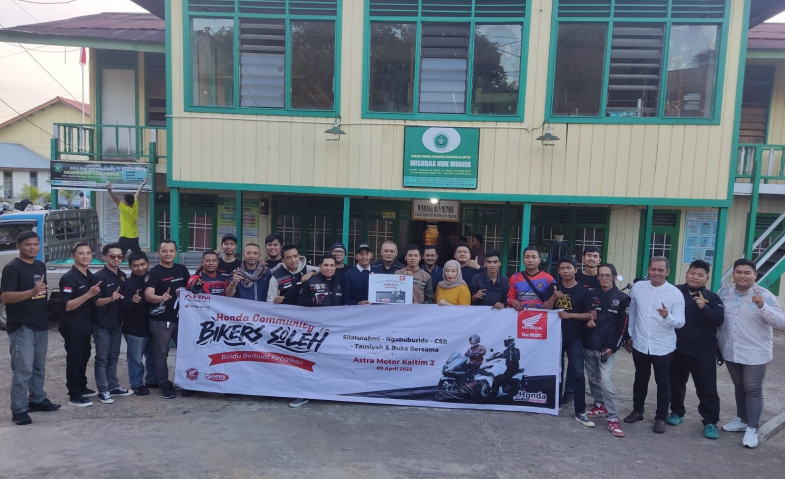 Rindu Berbuat Kebaikan, Honda Community Bikers Soleh Salurkan Bantuan CSR ke Pondok Pesantren dan Buka Puasa Bersama