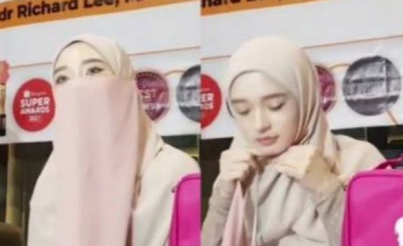 Inara Rusli Lepas Cadar di Depan Publik, Langsung Jadi Brand Ambassador Skincare