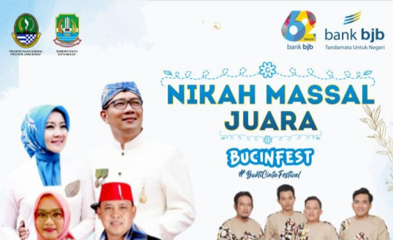 Warga Jabar Bisa Nikah Tanpa Modal di Bucinfest 2023