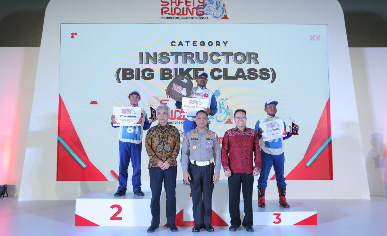 Instruktur Astra Motor Kaltim 2 Sabet Juara dalam Astra Honda Safety Riding Instructors Competition 2023