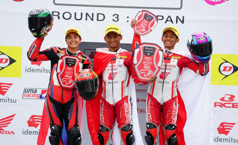 Pembalap Astra Honda Racing Team Dominasi Podium ARRC Jepang