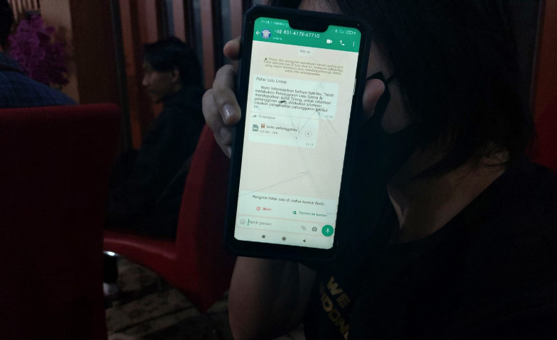 Beredar Tilang Elektronik Dikirim Lewat Pesan Singkat WhatsApp, Polresta Samarinda Ingatkan Potensi Kejahatan Siber