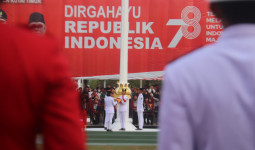 Upacara Penurunan Bendera Merah Putih di Kabupaten Kutim Berlangsung Sukses