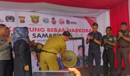 Launching Kampung Bebas Narkoba di Jalan Pesut, Kapolresta Samarinda: Semua Harus Kolaborasi