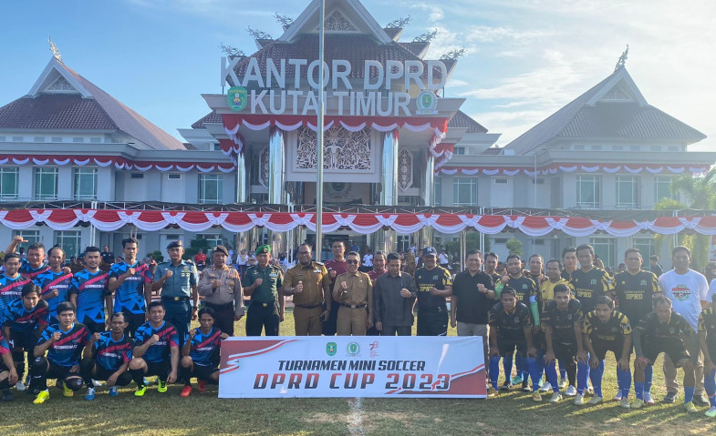 Meriahkan HUT RI ke-78, DPRD Kutim Gelar Kompetisi Bertajuk "Turnamen Mini Soccer DPRD Cup 2023"