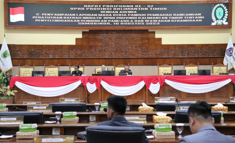 Paripurna ke-18, Pemprov Kaltim Sampaikan Laporan Keuangan APBD 2022