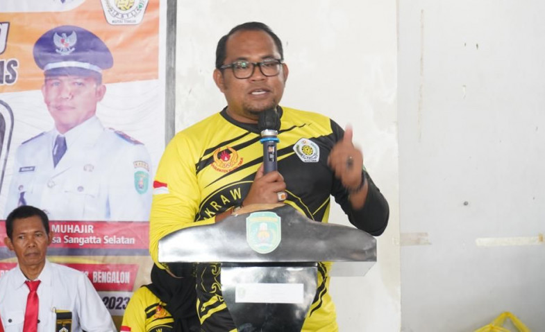 Buka Kejuaraan Sepak Takraw PSTI Kutim, Wabup Kasmidi: Ini untuk Bentuk Mental Jawara