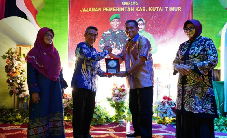 Pemkab Kutim sambut Danrem 091/ASN Brigjen TNI Yudhi Prasetiyo, Bupati Paparkan Geografis Kutim