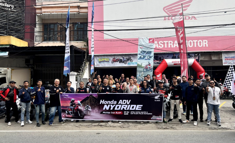 Astra Motor Kaltim 2 Ajak Komunitas Honda ADV Nyoride di Kota Samarinda