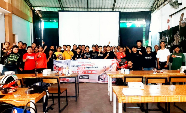 Astra Motor Kaltim 2 Ajak Komunitas Motor Nobar Semarak Moto GPMandalika