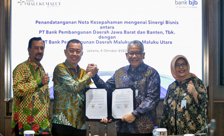 KUB bank bjb bertambah kuat, bank bjb dan Bank Maluku Malut Teken MoU Sinergi Bisnis