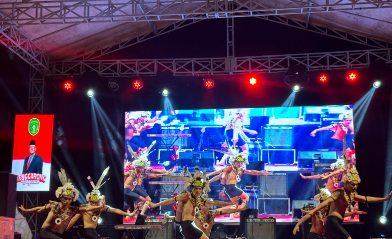 Tari Dayak Jihi Pambelum, Karya Seni Warga Binaan Lapas Tenggarong di Festival Tenggarong Vaganza 2023