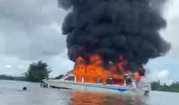 Wakil Bupati Kubar Edyanto Arkan bersama Rombongan Dipastikan Selamat saat Speedboatnya Terbakar di Perairan Kukar