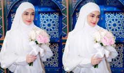 Celine Evangelista Tampil Pakai Hijab dan Gamis Syar'i, Sudah Resmi Mualaf? Begini Jawabannya