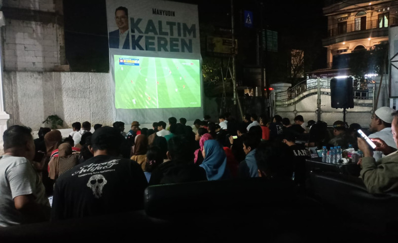 Mahyudin Nobar Semifinal Indonesia Vs Uzbekistan Bersama Ratusan Warga Samarinda, Ada Hadiahnya!