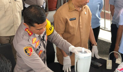 Polresta Samarinda Musnahkan 1,7 Kilogram Sabu