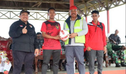Bupati Kukar Edi Damansyah Buka Turnamen Sepak Bola Sabintulung Cup 2024