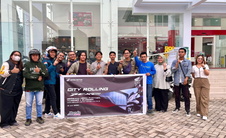 Kelilng Kota Tepian, City Roling to HPMD Hadir Berikan Sensasi Berkendara Honda PCX 160