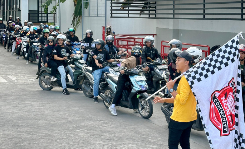 Ramaikan Launching All New Honda BeAT, Komunitas Honda BeAT Rolling City dan Gathering Komunitas