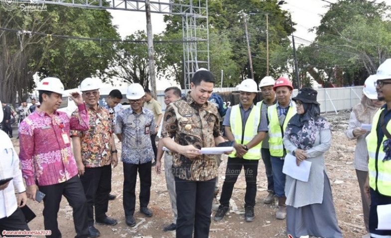 Wali Kota Andi Harun Tinjau Sejumlah Proyek Pembangunan, Salah Satunya Teras Samarinda