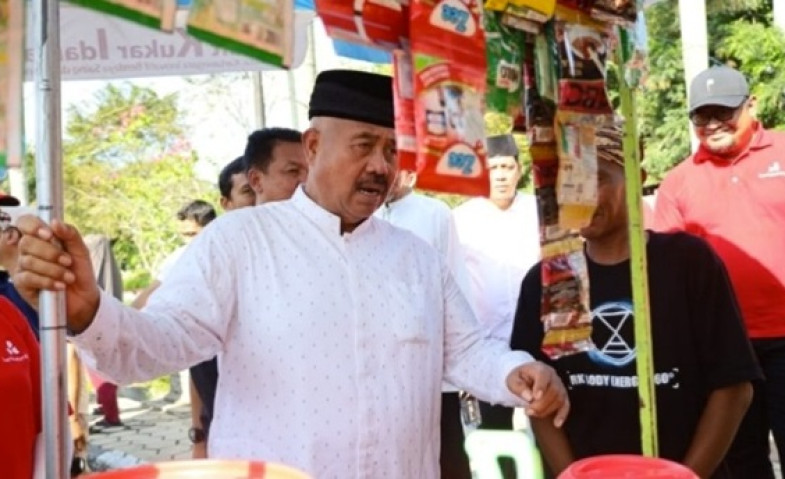 Edi Damansyah Luncurkan Kawasan UMKM dan Taman Bermain Anak di Area Masjid Agung Sultan Sulaiman