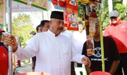 Edi Damansyah Luncurkan Kawasan UMKM dan Taman Bermain Anak di Area Masjid Agung Sultan Sulaiman