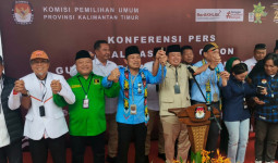 Pendukung dan Parpol Pengusung Mendampingi Rudy-Seno Daftar Pilgub di KPU Kaltim